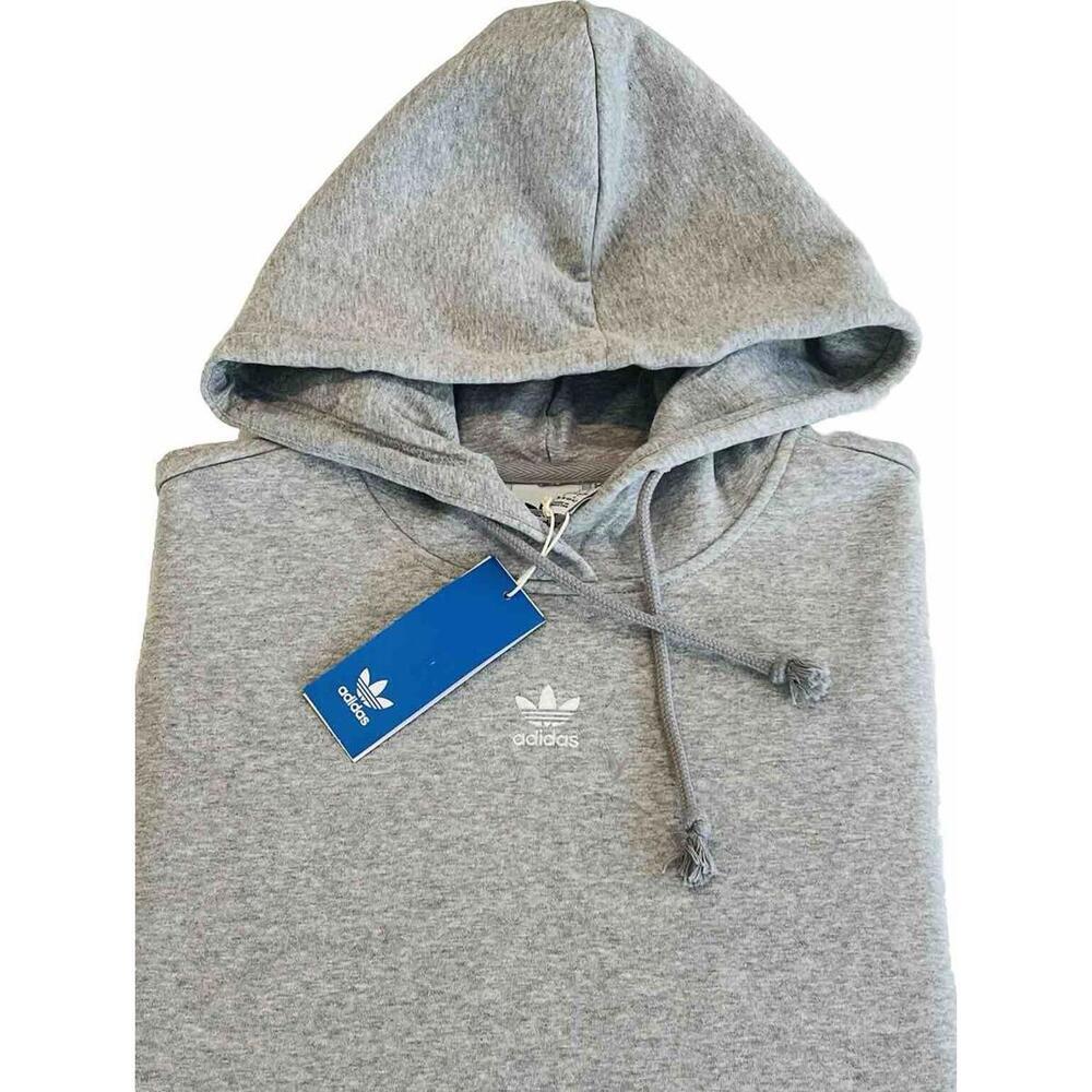 ADIDAS $60 Women’s HOODIE Sweatshirts Grey Heater Size Medium - Picture 2 of 7